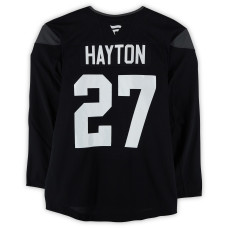 Тренировочный джерси Barrett Hayton Utah Mammoth Fanatics Authentic Black from the 2024-25 NHL Season Тренировочный джерси Barrett Hayton Utah Mammoth Fanatics Authentic Black from the 2024-25 NHL Season