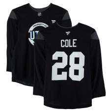 Тренировочный джерси Ian Cole Utah Mammoth Fanatics Authentic Black from the 2024-25 NHL Season Тренировочный джерси Ian Cole Utah Mammoth Fanatics Authentic Black from the 2024-25 NHL Season
