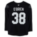 Тренировочный джерси Liam O'Brien Utah Mammoth Fanatics Authentic Black from the 2024-25 NHL Season