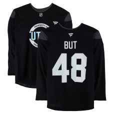 Тренировочный джерси Daniil But Utah Mammoth Fanatics Authentic Black from the 2024-25 NHL Season Тренировочный джерси Daniil But Utah Mammoth Fanatics Authentic Black from the 2024-25 NHL Season