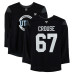 Тренировочный джерси Lawson Crouse Utah Mammoth Fanatics Authentic Black from the 2024-25 NHL Season