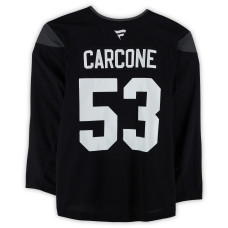Тренировочный джерси Michael Carcone Utah Mammoth Fanatics Authentic Black from the 2024-25 NHL Season Тренировочный джерси Michael Carcone Utah Mammoth Fanatics Authentic Black from the 2024-25 NHL Season