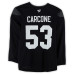 Тренировочный джерси Michael Carcone Utah Mammoth Fanatics Authentic Black from the 2024-25 NHL Season