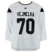 Тренировочный джерси Karel Vejmelka Utah Hockey Club Fanatics Authentic White Authentic Pro from the 2024-25 NHL Season