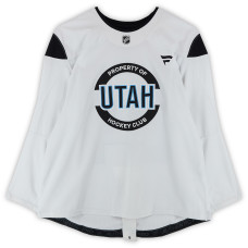 Тренировочный джерси Karel Vejmelka Utah Hockey Club Fanatics Authentic White Authentic Pro from the 2024-25 NHL Season Тренировочный джерси Karel Vejmelka Utah Hockey Club Fanatics Authentic White Authentic Pro from the 2024-25 NHL Season