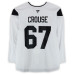 Тренировочный джерси Lawson Crouse Utah Hockey Club Fanatics Authentic White Authentic Pro from the 2024-25 NHL Season