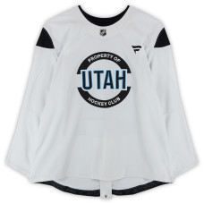 Тренировочный джерси Lawson Crouse Utah Hockey Club Fanatics Authentic White Authentic Pro from the 2024-25 NHL Season Тренировочный джерси Lawson Crouse Utah Hockey Club Fanatics Authentic White Authentic Pro from the 2024-25 NHL Season