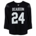 Тренировочный джерси Cole Beaudoin Utah Mammoth Fanatics Authentic Black from the 2024-25 NHL Season