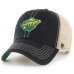 Бейсболка Minnesota Wild 47 Black/Natural Trawler Alternate Clean Up Trucker Бейсболка Minnesota Wild 47 Black/Natural Trawler Alternate Clean Up Trucker