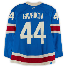 Игровая джерси Vladislav Gavrikov New York Rangers Fanatics Authentic #44 Blue Alternate vs. Buffalo Sabres on April 8, 2026 Игровая джерси Vladislav Gavrikov New York Rangers Fanatics Authentic #44 Blue Alternate vs. Buffalo Sabres on April 8, 2026