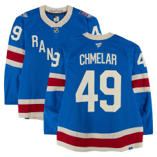 Игровая джерси Jaroslav Chmelař New York Rangers Fanatics Authentic #49 Blue Alternate vs. Buffalo Sabres on April 8, 2026 Игровая джерси Jaroslav Chmelař New York Rangers Fanatics Authentic #49 Blue Alternate vs. Buffalo Sabres on April 8, 2026
