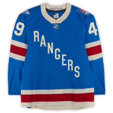 Игровая джерси Jaroslav Chmelař New York Rangers Fanatics Authentic #49 Blue Alternate vs. Buffalo Sabres on April 8, 2026 Игровая джерси Jaroslav Chmelař New York Rangers Fanatics Authentic #49 Blue Alternate vs. Buffalo Sabres on April 8, 2026