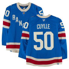 Игровая джерси Will Cuylle New York Rangers Fanatics Authentic #50 Blue Alternate vs. Buffalo Sabres on April 8, 2026