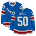 Игровая джерси Will Cuylle New York Rangers Fanatics Authentic #50 Blue Alternate vs. Buffalo Sabres on April 8, 2026