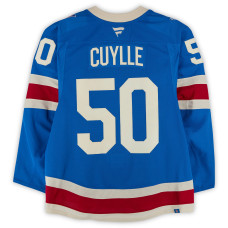 Игровая джерси Will Cuylle New York Rangers Fanatics Authentic #50 Blue Alternate vs. Buffalo Sabres on April 8, 2026