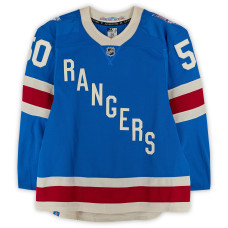 Игровая джерси Will Cuylle New York Rangers Fanatics Authentic #50 Blue Alternate vs. Buffalo Sabres on April 8, 2026
