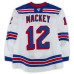 Игровая джерси Connor Mackey New York Rangers Fanatics Authentic #12 White Set 3 from the 2025-26 NHL Season
