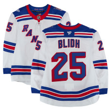 Игровая джерси Anton Blidh New York Rangers Fanatics Authentic #25 White Set 3 from the 2025-26 NHL Season Игровая джерси Anton Blidh New York Rangers Fanatics Authentic #25 White Set 3 from the 2025-26 NHL Season