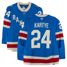Игровая джерси Tye Kartye New York Rangers Fanatics Authentic #24 Blue Alternate vs. Buffalo Sabres on April 8, 2026 Игровая джерси Tye Kartye New York Rangers Fanatics Authentic #24 Blue Alternate vs. Buffalo Sabres on April 8, 2026