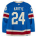 Игровая джерси Tye Kartye New York Rangers Fanatics Authentic #24 Blue Alternate vs. Buffalo Sabres on April 8, 2026