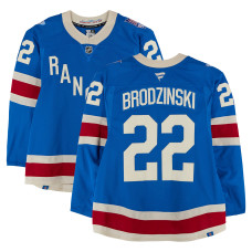 Игровая джерси Jonny Brodzinski New York Rangers Fanatics Authentic #22 Blue Alternate vs. Buffalo Sabres on April 8, 2026 Игровая джерси Jonny Brodzinski New York Rangers Fanatics Authentic #22 Blue Alternate vs. Buffalo Sabres on April 8, 2026