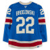 Игровая джерси Jonny Brodzinski New York Rangers Fanatics Authentic #22 Blue Alternate vs. Buffalo Sabres on April 8, 2026