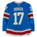 Игровая джерси Will Borgen New York Rangers Fanatics Authentic #17 Blue Alternative vs. Buffalo Sabres on April 8, 2026
