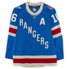 Игровая джерси Vincent Trocheck New York Rangers Fanatics Authentic #16 Blue Alternate vs. Buffalo Sabres on April 8, 2026