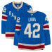 Игровая джерси Noah Laba New York Rangers Fanatics Authentic #42 Blue Alternate vs. Buffalo Sabres on April 8, 2026