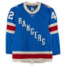 Игровая джерси Noah Laba New York Rangers Fanatics Authentic #42 Blue Alternate vs. Buffalo Sabres on April 8, 2026