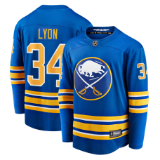 Джерси Buffalo Sabres Alex Lyon Fanatics Royal Home Breakaway