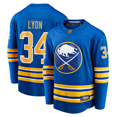 Джерси Buffalo Sabres Alex Lyon Fanatics Royal Home Breakaway