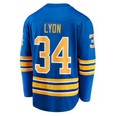 Джерси Buffalo Sabres Alex Lyon Fanatics Royal Home Breakaway
