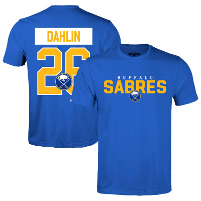 Футболка Buffalo Sabres Rasmus Dahlin Levelwear Royal Richmond Name & Number