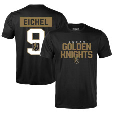 Футболка Vegas Golden Knights Jack Eichel Levelwear Black Richmond Name & Number Футболка Vegas Golden Knights Jack Eichel Levelwear Black Richmond Name & Number
