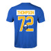 Футболка Buffalo Sabres Tage Thompson Levelwear Royal Richmond Name & Number
