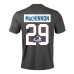 Colorado Avalanche Nathan MacKinnon Levelwear Gray Richmond Name & Number T-Shirt