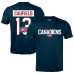 Футболка Montreal Canadiens Cole Caufield Levelwear Navy Richmond Name & Number