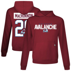 Colorado Avalanche Nathan MacKinnon Levelwear Burgundy Relay Name & Number Long Sleeve Hooded T-Shirt Colorado Avalanche Nathan MacKinnon Levelwear Burgundy Relay Name & Number Long Sleeve Hooded T-Shirt