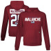Colorado Avalanche Nathan MacKinnon Levelwear Burgundy Relay Name & Number Long Sleeve Hooded T-Shirt