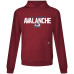 Colorado Avalanche Nathan MacKinnon Levelwear Burgundy Relay Name & Number Long Sleeve Hooded T-Shirt
