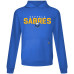 Футболка Buffalo Sabres Tage Thompson Levelwear Royal Relay Name & Number Long Sleeve Hooded
