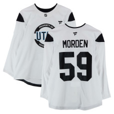 Тренировочный джерси Matthew Morden Utah Hockey Club Fanatics Authentic White from the 2024-25 NHL Season Тренировочный джерси Matthew Morden Utah Hockey Club Fanatics Authentic White from the 2024-25 NHL Season