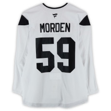 Тренировочный джерси Matthew Morden Utah Hockey Club Fanatics Authentic White from the 2024-25 NHL Season Тренировочный джерси Matthew Morden Utah Hockey Club Fanatics Authentic White from the 2024-25 NHL Season