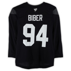 Тренировочный джерси Gregor Biber Utah Mammoth Fanatics Authentic Black from the 2024-25 NHL Season Тренировочный джерси Gregor Biber Utah Mammoth Fanatics Authentic Black from the 2024-25 NHL Season