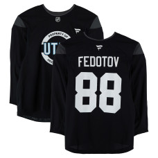 Тренировочный джерси Ilya Fedotov Utah Mammoth Fanatics Authentic Black from the 2024-25 NHL Season Тренировочный джерси Ilya Fedotov Utah Mammoth Fanatics Authentic Black from the 2024-25 NHL Season