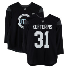 Тренировочный джерси Ivans Kufterins Utah Mammoth Fanatics Authentic Black from the 2024-25 NHL Season Тренировочный джерси Ivans Kufterins Utah Mammoth Fanatics Authentic Black from the 2024-25 NHL Season