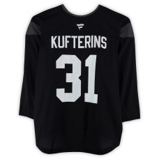 Тренировочный джерси Ivans Kufterins Utah Mammoth Fanatics Authentic Black from the 2024-25 NHL Season Тренировочный джерси Ivans Kufterins Utah Mammoth Fanatics Authentic Black from the 2024-25 NHL Season