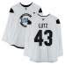 Тренировочный джерси Julian Lutz Utah Hockey Club Fanatics Authentic White from the 2024-25 NHL Season