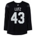 Тренировочный джерси Julian Lutz Utah Mammoth Fanatics Authentic Black from the 2024-25 NHL Season